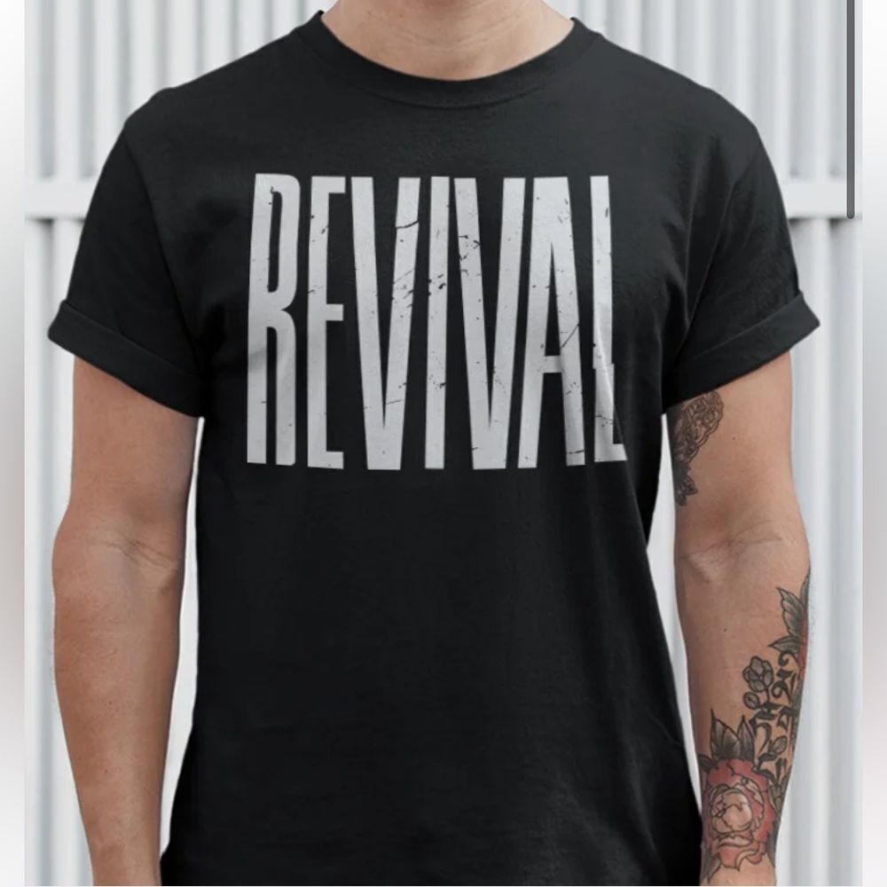 Death & defiance apparel REVIVAL Mens Blk Tee XL Nwt‎